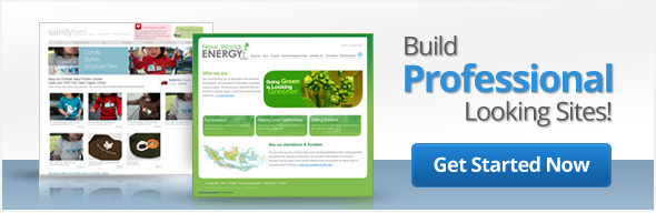 Build professional looking sites